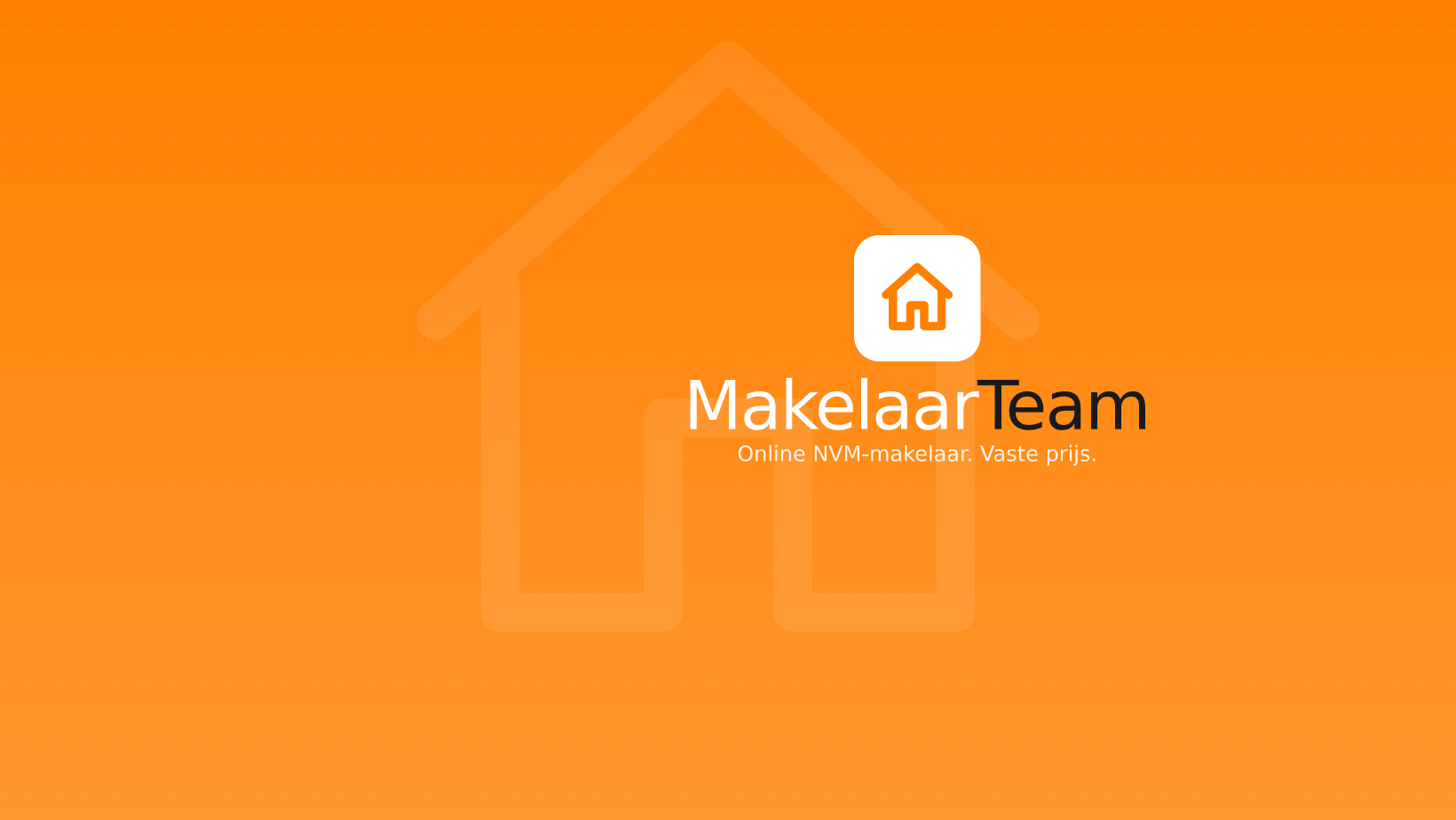 Facebook cover voor Makelaar Team